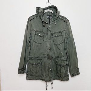 Women’s Army Green Utility Jacket, Size Med